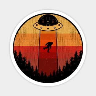 Bigfoot Ufo Abduction Magnet